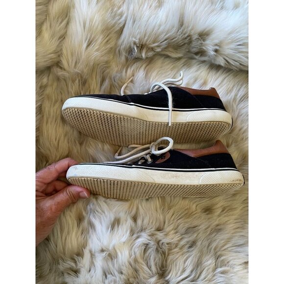 Sperry Women's Canvas Sneakers - Size 3M - Black & Brown - Comfy & Casual - Picture 5 of 7